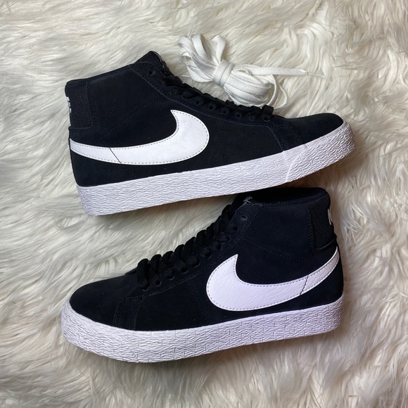 Nike Shoes - Brand new Nike SB blazer mid black suede 6.5 8